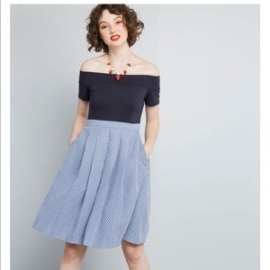 ModCloth Double the Lovely A line Dress NWT